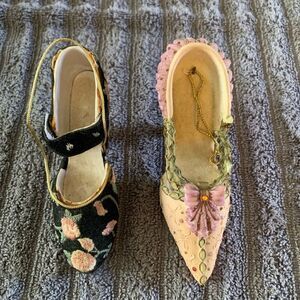 𝅺CERAMIC Decorative Ceramic Shoes